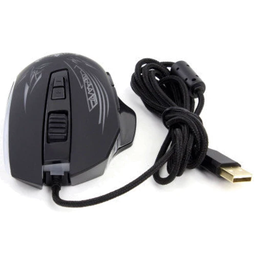Мишка Frime Drax Black, USB (FMC1850): інтерфейс підключення дротова USB