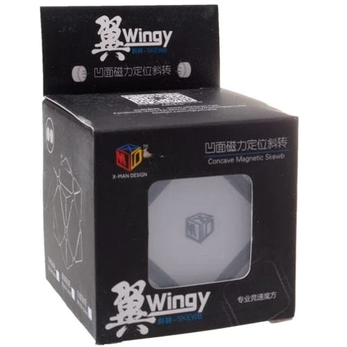 QiYi Magnetic Skewb Wingy black Скьюб КиЙи: Вид Головоломка