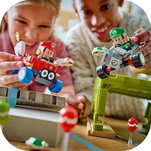 Конструктор LEGO Super Mario Kart Baby Mario vs. Baby Luigi 321 деталей (72034) фото 17