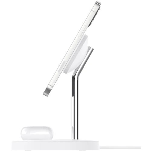 Зарядное устройство Belkin Wireless Charger Stand MagSafe White (WIZ010VFWH) for iPhone 16 I 15 I 14 I 13 I 12 series фото 5