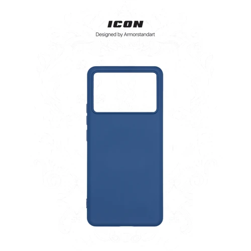 Чохол для телефона ArmorStandart ICON Case Dark Blue для Xiaomi Poco X6 Pro 5G (ARM73366): Плівка в комплекті нет