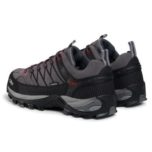 Ботинки CMP Rigel Low Trekking Shoes Wp (3Q13247-44Uf) 43 (44) серые натуральная замша демисезон фото 5