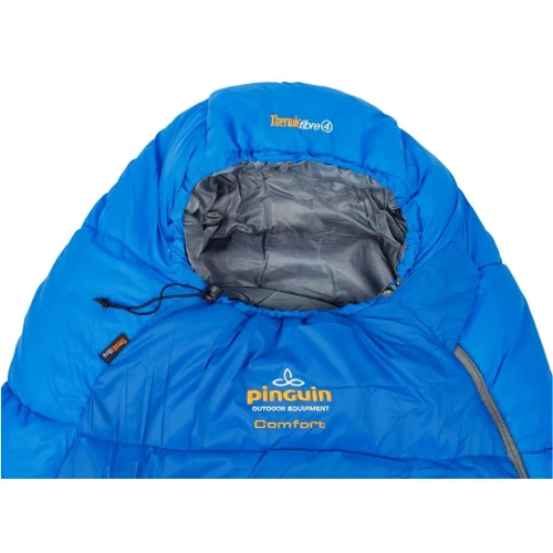 Спальный мешок Pinguin Comfort PFM (-1/-7°C) 185 см - Right Zip Blue (PNG 234251): Вес с упаковкой 2050 г