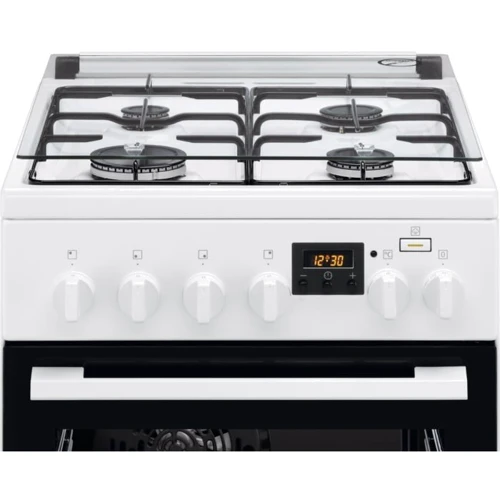 Плита комбінована Electrolux LKK560204W: Тип варильної поверхні газова