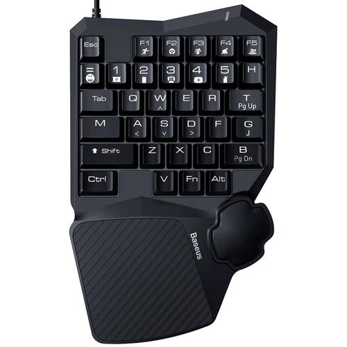 Клавиатура Baseus GAMO One-Handed Gaming Keyboard Black (GMGK01-01)