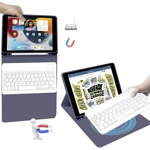 Аксессуар для iPad BeCover Case Smart Keyboard Purple for iPad 10.9 (2022 / 2024) / iPad 11 2025 (711143): Особенности Приятен на ощупь, Удобно держать в руке, трансформируется в подставку, Стильный дизайн, отделение для стилуса