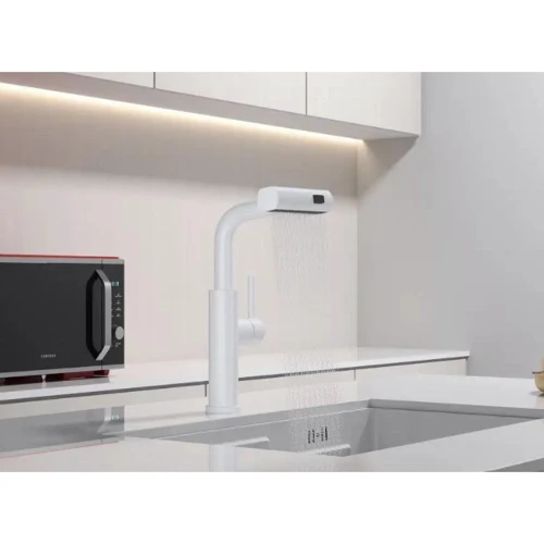 Смеситель для кухонной мойки Nett LW-35 White