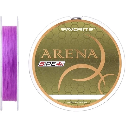 Favorite Arena PE 4x 100м, #0.2/0.076мм, 2.1кг, purple (1693.11.01)