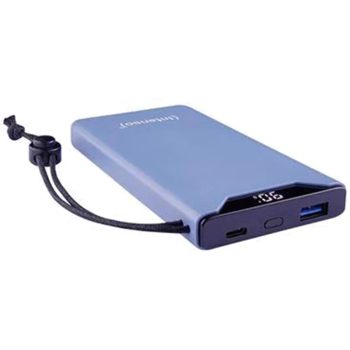 Внешний аккумулятор Intenso Power Bank 10000mAh QC3.0 Blue: Встроенный кабель нет
