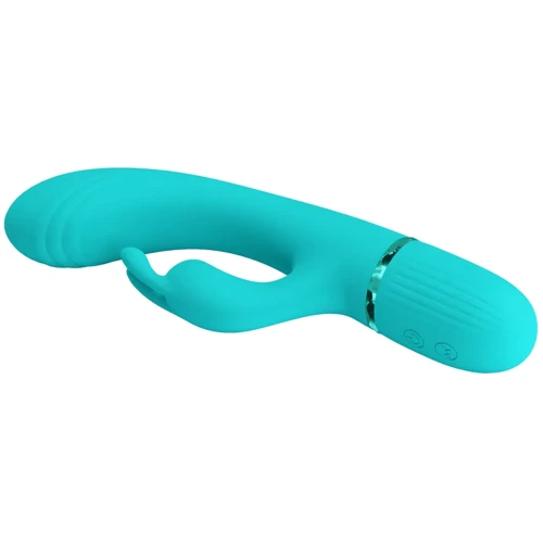 Вибромассажер для стимуляции точки G и клитора LYBAILE Pretty Love Gcocco Light green (BW-500060-1)