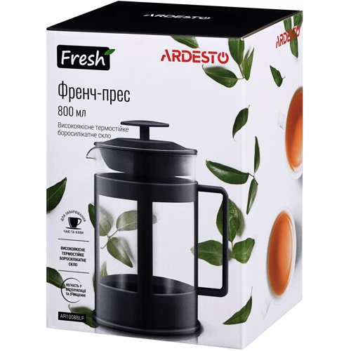 Френч-пресс Ardesto Fresh 800 мл (AR1008BLF): Тип френч-пресс