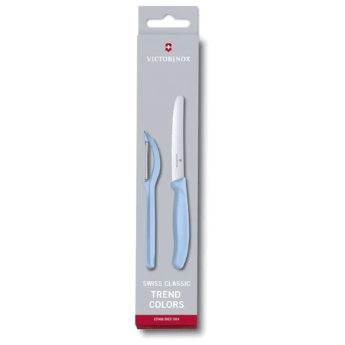 Набір кухонних ножів Victorinox SwissClassic Paring Set 2 пр. (6.7116.21L22): Матеріал рукояті полипропилен