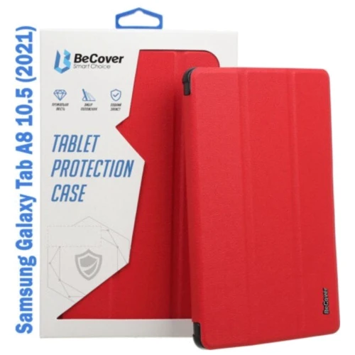 Аксессуар для планшетных ПК BeCover Flexible TPU Mate Red for Samsung Galaxy Tab A8 10.5 (2021) SM-X200 / SM-X205(708382): Цвет красный