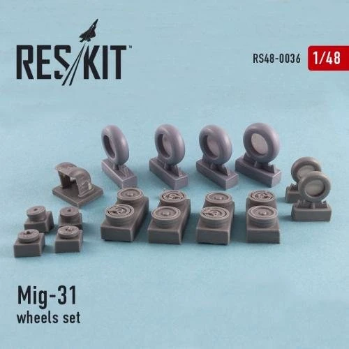 Смоляні колеса RESKIT для літака МіГ-31 RS48-0036