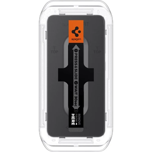 Аксессуар для смартфона Spigen Tempered Glass tR EZ Fit HD 2 Pack (AGL07432) for Samsung S926 Galaxy S24 Plus фото 6