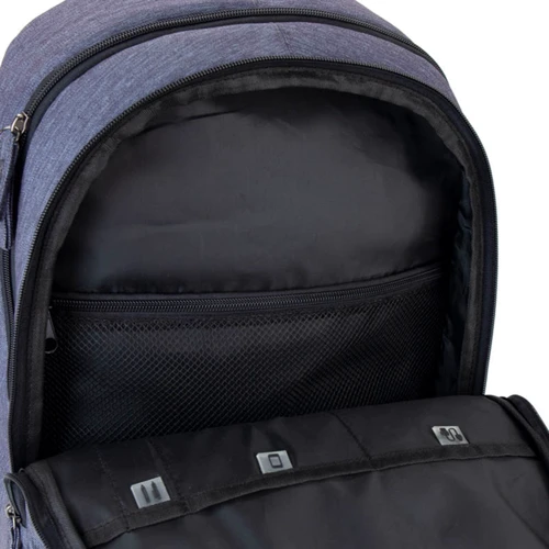 Рюкзак GoPack Сity 140-1 серый, бирюзовый GO21-140L-1: Корпус рюкзака Мягкий