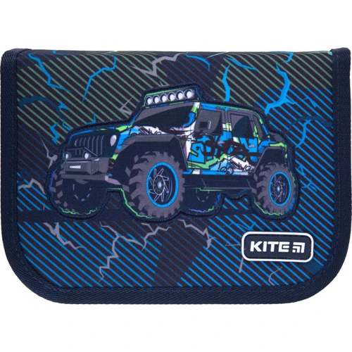 Пенал с наполнением Kite Education Cross-country K21-622H-6, 1 отделение, 2 отворота