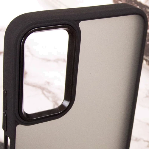 Чохол для телефона Epik TPU+PC Lyon Frosted Case Black для Oppo A38 / A18: Матеріал TPU (термополиуретан) и поликарбонат