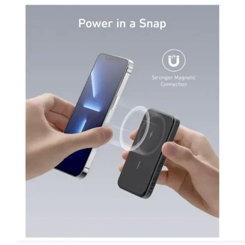 Внешний аккумулятор Anker Power Bank 5000mAh 621 Magnetic Magsafe Black (A1610): Выходное напряжение, В 5