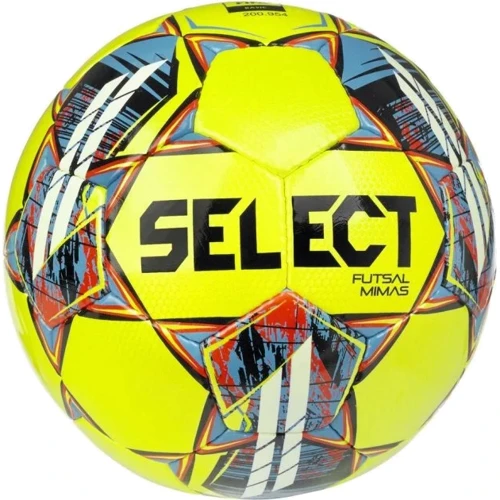Мяч для игры SELECT Futsal Mimas (FIFA Basic) v22 футзальный Желто-белый Уни 4 (105343-372)