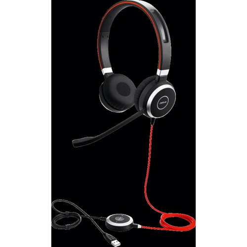 Наушники Jabra Evolve 40 MS Stereo (6399-823-109): Тип конструкции накладные