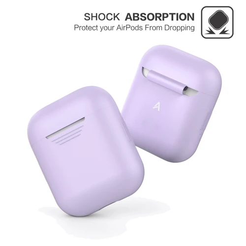 Чохол для навушників AhaStyle Silicone Case Lavender (X0024LOD57) for Apple AirPods 2 2019: Тип чохол