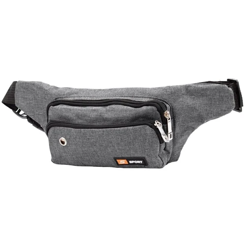 Мужская поясная сумка Valiria Fashion серая (4DETBP3255-9): Материал Текстиль