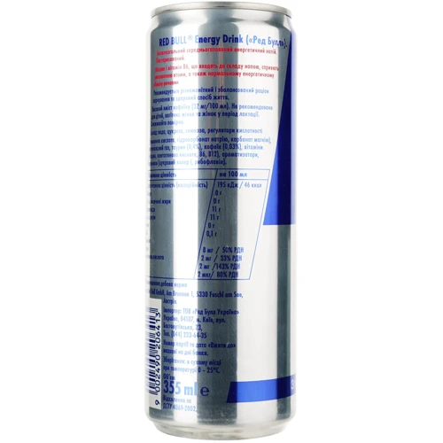 Энергетический напиток Red Bull 355 мл (9002490206413): Объем, л 0.355