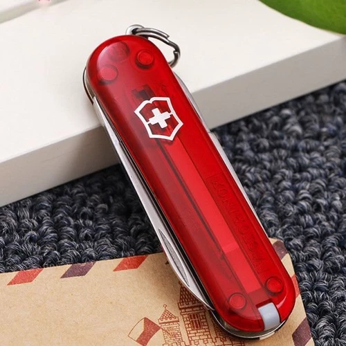 Мультитул Victorinox Classic Sd 58мм/7предметов/красный-прозрачный (0.6223.T): Количество функций 7