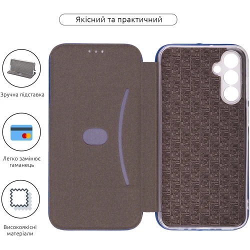Чехол для телефонов ArmorStandart G-Case Blue for Samsung M156 Galaxy M15 (ARM74377): Тип чехол-книжка