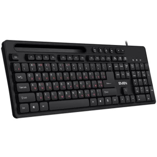 Клавиатура Sven KB-S302 Black: Подключение проводное