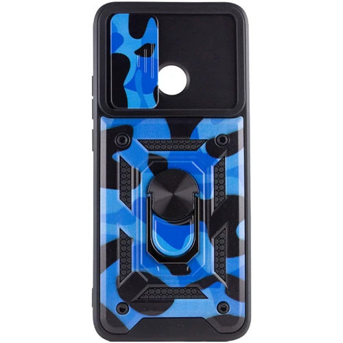 Аксессуар для смартфона Mobile Case Camshield Serge Ring Camo Army Blue for Xiaomi Redmi 9C / Xiaomi Redmi 10A: Материал TPU (термополиуретан) и поликарбонат