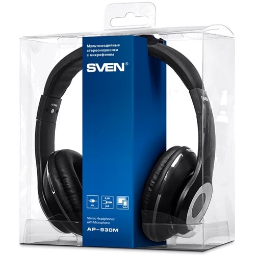 Навушники SVEN AP-930M Black / Silver: Діапазон частот (Гц) 20-20000