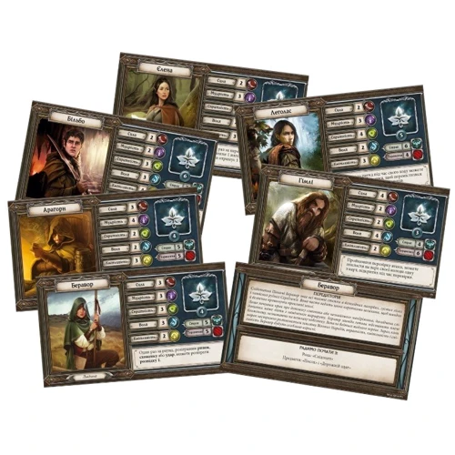 Настольная игра Geekach Games / FFG Володар Перснів. Пригоди в Середзем'ї (The Lord of the Rings: Journeys in Middle-Earth)