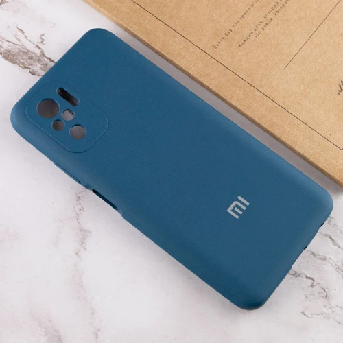 Чохол для телефона Mobile Case Silicone Cover Shield Camera Cosmos Blue для Xiaomi Redmi Note 10 / Note 10s: Матеріал силикон