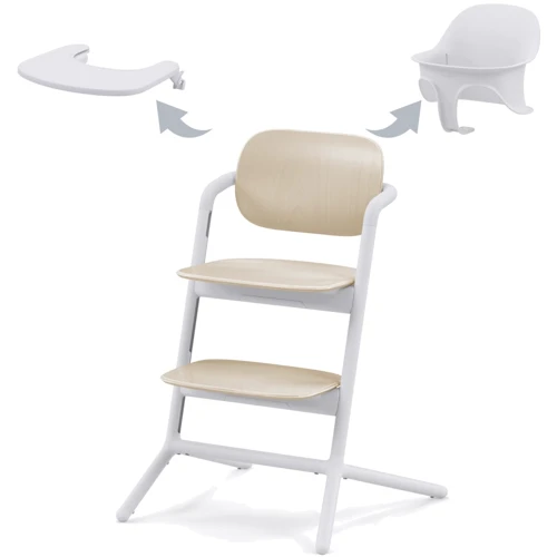 Стульчик для кормления 3 в 1 Cybex Lemo Sand White (521003185): Наклон спинки нет