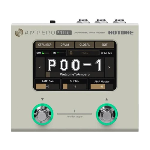 Гитарный процессор эффектов Процессор эффектов HOTONE AUDIO AMPERO MINI VANILLA