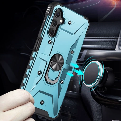 Аксесуар для смартфона Mobile Case Pathfinder Ring Light Blue для Samsung A155 Galaxy A15 4G / A156 Galaxy A15 5G: Матеріал TPU (термополиуретан) и поликарбонат