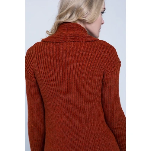 Кардиган Sewel CW412 46-48 терракотовый: Длина рукава Длинный