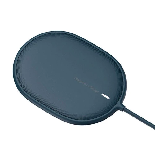 Зарядний пристрій Baseus Wireless Charger MagSafe Light Magnetic 15W Blue (WXQJ-03) для iPhone 16 I 15 I 14 I 13 I 12 series: Кабель в комплекті встроенный