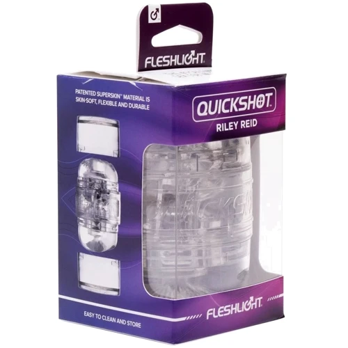 Мастурбатор Fleshlight Quickshot Riley Reid, компактный, отлично для пар и минета
