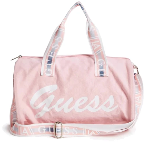 Жіноча спортивна сумка GUESS рожева (677878684153)