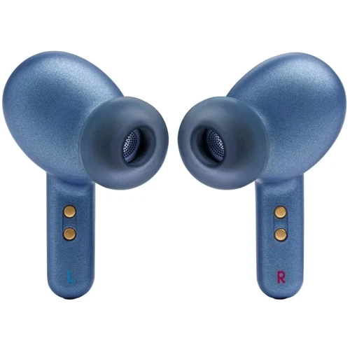 Навушники JBL Live Free 2 Blue (JBLLIVEFRTWSBLU): Додатково Совместимость с Apple, Совместимость с Android, сенсорное управление, регулятор громкости, влагозащита, TWS наушники