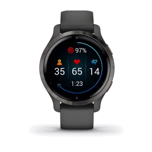 Смарт-часы Garmin Venu 2S Slate Stainless Steel Bezel with Graphite Case and Silicone Band (010-02429-10): Производитель Garmin