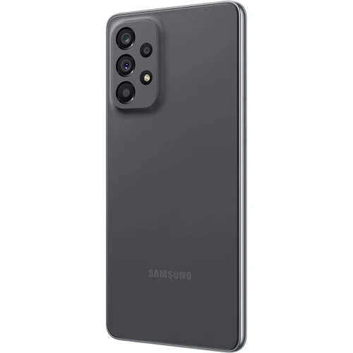 Смартфон Samsung Galaxy A73 5G 8/128GB Awesome Gray A736: Камера Четверная 108 МП (f/1.8) + 12 МП (f/2.2) + 5 МП (f/2.4) + 5 МП (f/2.4) / LED flash / Панорама / HDR / Фронтальная 32 МП (f/2.2)