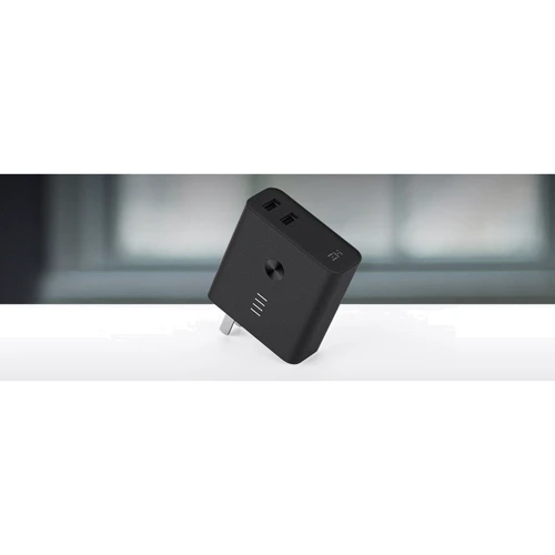 Зарядное устройство Xiaomi ZMI USB Wall Charger 2xUSB 3A + Power Bank 6500mAh Black (APB01): Количество USB-портов 2