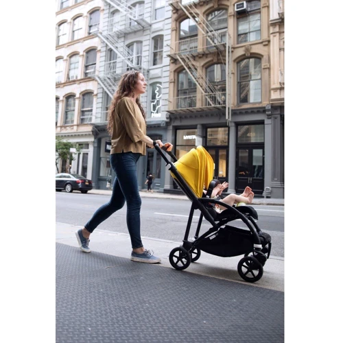 Візок Bugaboo BEE6 MINERALS BLACK / WASHED BLACK, чорний на чорній рамі (500304MC01): Ширина шасі 53 см