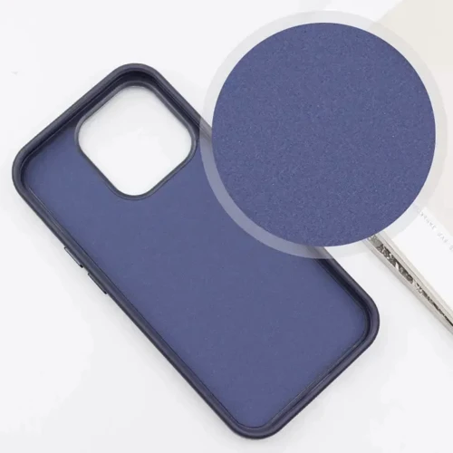 Чохол для iPhone Epik SnapCase with MagSafe Dark Blue для iPhone 14 Pro: Матеріали искусственная кожа