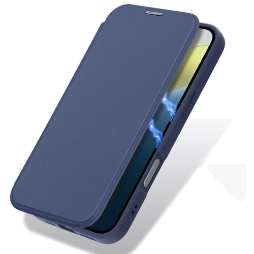 Чехол для iPhone Dux Ducis Skin X Pro with MagSafe Blue for iPhone 16: Цвет синий