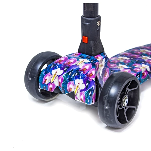 Дитячий самокат Smart. Orchid (складна ручка, що світяться колеса) 1875604190: Тип коліс литі
